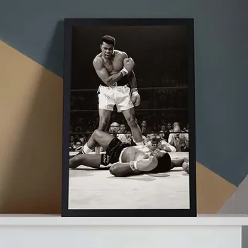 Klasik Muhammed Ali Tuval Boyama Ünlü Boxer İlham Posteri Duvar sanat baskı Resimleri Için Oturma Odası Ev Dekor
