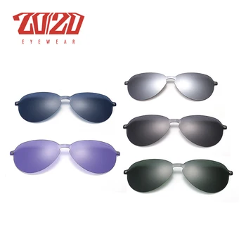 20/20 Marka Tasarım Mıknatıs Polarize güneş gözlüğü üzerinde klip Erkekler Lens Kadın Moda UV400 Koruma Sadece Fit İçin Ak17120
