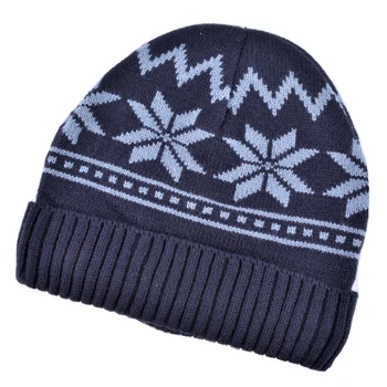 Yeni unisex kış kasketleri erkekler için şapka örme sıcak yumuşak bere skullies kar tanesi artı kadife snowboard maskesi kapaklar kadınlar için
