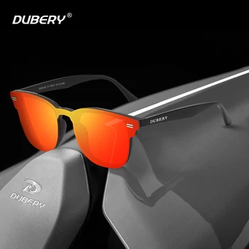 DUBERY 2023 moda güneş gözlükleri erkek Polarize Sürüş Ayna Lens Kedi gözü Lüks Stil Marka Tasarımcısı Yetişkin Yaz Güneş Gözlüğü
