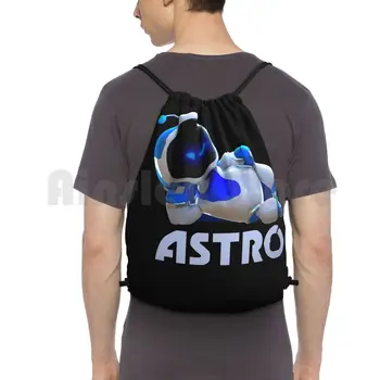 Astro'nun Oyun Odası Sırt Çantası İpli Çanta Sürme Tırmanma spor çanta Astros Oyun Odası Astro Ps5 Play Station Playstation 5 Oyunları