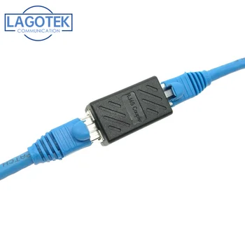 RJ45 Çoğaltıcı ethernet kablosu çoğaltıcı LAN konektörü ınline Cat7 / Cat6 / Cat5e Ethernet uzatma kablosu Adaptörü Dişi Dişi