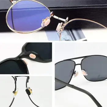 8 adet Gözlük burunluklar EVA burunluklar Kaymaz Yumuşak Kullanışlı Gözlük Gözlük Burun Aksesuarları Makyaj Pedleri Hiçbir Güneş Gözlüğü Okuma V2Y4