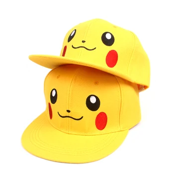 Güzel Pikachu Baskılı Şapkalar çocuk Beyzbol Kapaklar Kızlar Açık Spor Kap Erkek ve Kız Hip-Hop Kapaklar Yetişkin Şapka Oyuncak Hediye
