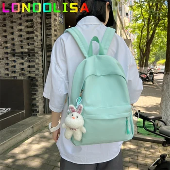 Harajuku Tarzı Naylon Sırt Çantaları Çantalar Kadın Sırt Çantası Moda Öğrenci Okul Kitap Çantası Genç Kızlar için Büyük Açık Seyahat Sırt Çantası