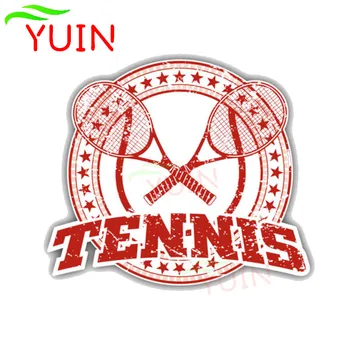 Kişilik Tenis Grunge Kauçuk Etiket Damga Araba Sticker Moda Motosiklet Aksesuarları PVC Dekorasyon Su Geçirmez Çıkartma 11 * 13cm