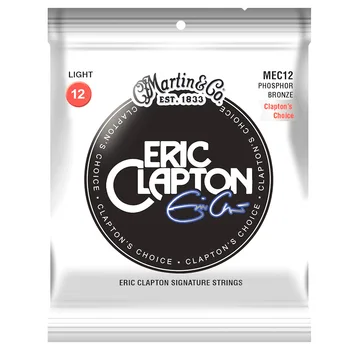 MartinGuitar MEC12 MEC13 akustik gitar Eric Clapton seçimi 92/8 fosfor bronz dizeleri, ışık, 012-054