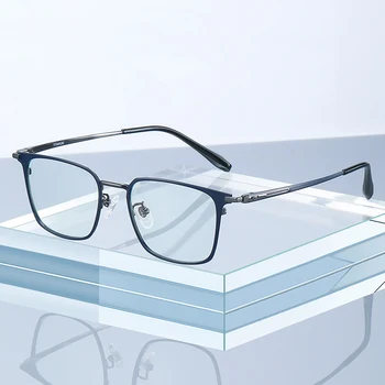Gözlük Çerçeve Erkekler ve Kadınlar için Tam Jant Alaşım Optik Gözlük Unisex Yüksek Kaliteli Dayanıklı Gözlük Reçete Gözlük