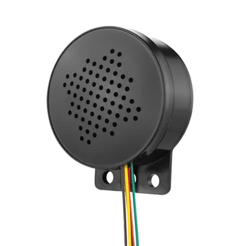 YENİ 12-24V Araba Başlangıç Sesli Hoparlörler 4 kanallı Tetik Sesli Hoparlör Uyarıcısı Ses Alarmı Ters Siren Buzzer alarm ikaz kornası Bip