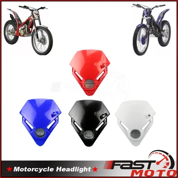 Gaz Gaz TXT Pro EC 280 125 250 300 Kırmızı LED Mini Üçgen Far Motocross Enduro Yarış Far Kir Bisiklet Farlar