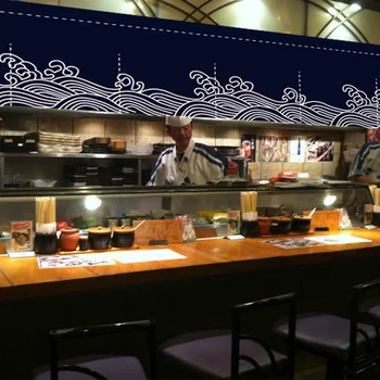 yeni Japon asmak için bayrak suşi reasturant yarım perde ızakaya afiş Restoran dekorasyon perde
