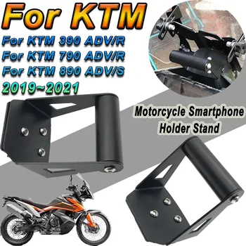 Motosiklet akıllı telefon tutucu Standı Desteği Ön telefon GPS Navigasyon Plaka Braketi KTM 790 890 Macera ADV R S 390ADV R