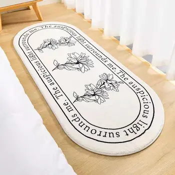 Halılar Yatak Odası Kabarık Başucu Kilim Ev Dekor Kilim Oturma Odası Dekorasyon Peluş Halı İskandinav Kaymaz Zemin mat paspas