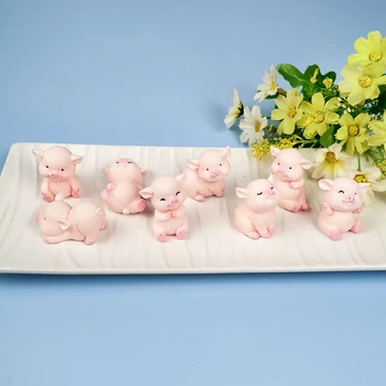 PRZY Kalıp 3D Sabun Kalıpları El Yapımı Fondan Kalıp Silikon Mini Piggy Bebek Kalıpları Piglet Sabun Kil Reçine Mum Kalıp