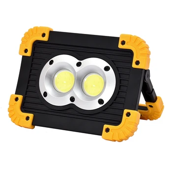 LED projektör 10W Çalışma Işığı Projektör Reflektör LED COB Çip Projektör Spot Dış Aydınlatma USB şarj edilebilir çalışma lambası
