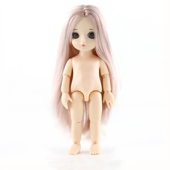 Bebek Dolls13 Eklemli Hareketli BJD Bebek Bebek Çıplak Çıplak Vücut 15cm Figma Moda Bebek Oyuncak Kızlar için Hediye 1/8 DIY Oyuncaklar