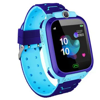 Akıllı saat Çocuklar İçin Q12 akıllı saat es Erkek Kız İçin Smartwatch GPS İzci İzle Bilek Cep kameralı cep telefonu En İyi Hediye