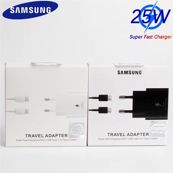 Orijinal Samsung S21 S20 5G 25w Şarj Cihazı Süper Hızlı Şarj Usb Tip C Pd PPS Hızlı Şarj AB Galaxy Not 20 Ultra 10