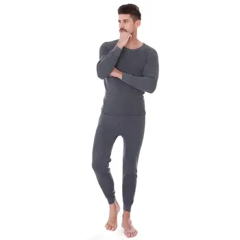 Kış Erkekler termal iç çamaşır Premium Kalite Doğal Yumuşak Pamuk Polar astarlı Sıcak Paneller Paçalı Don Termo Giyim Pijama