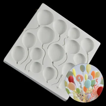 3D Balon Desen Gıda Sınıfı Silikon Fondan sabun kalıbı çikolatalı kek Makinesi Silikon Kek Kalıpları Kek Dekoratif Paskalya Dekor