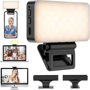 LED Video takviyesi ışık cep telefonu kamera fotoğraf takviyesi ışık USB şarj Led selfi ışığı cep telefonu Lens