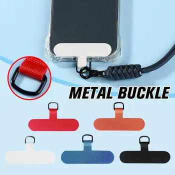 Plastik kordon adaptörü Cep Telefonu İçin Yedek Plastik Kart Şeffaf Metal Halka Kanca Kordon Evrensel Kolye T8W8