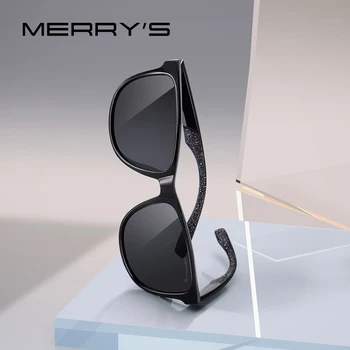 MERRYS tasarım Erkekler Polarize Güneş Gözlüğü Sürüş İçin Açık Spor TR90 UV400 Koruma S3010