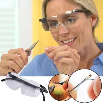 250 Derece Görüş Gözlüğü Büyüteç Gözlük Okuma Araçları Taşınabilir Hediye Ebeveynler için Presbiyopik Büyütme