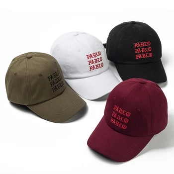 VORON yeni Gibi Hissediyorum Pablo Kırmızı Şapka Baba beyzbol şapkası Kanye Pablo nakış baba şapka erkekler kadınlar Snapback Kap şapka
