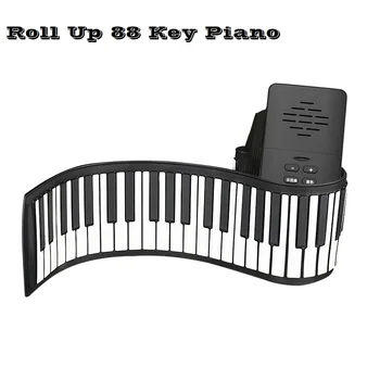 Dijital 88 Klavye Piyano Taşınabilir Roll Up Enstrüman Synthesizer Almak kolay CN (Kökeni)