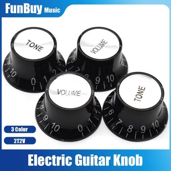 Elektro Gitar için bir dizi Hız Kontrol Düğmesi 1 Ses 2 Ton ve 2 VVolume 2 Ton Siyah kahve altın 3 renk sağlamak