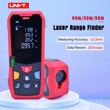UNI-T LM Serisi Lazer Rangefinders Lazer mesafe ölçer LM40/LM50/LM60 Yüksek çözünürlüklü 2.0