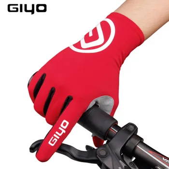GIYO Dokunmatik Ekran Uzun Tam Parmak Yarım Parmak Jel Spor bisiklet eldiveni MTB Yol Bisikleti Sürme Yarış Kadın Erkek Bisiklet Eldivenleri