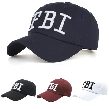 Yüksek Kaliteli Mektup beyzbol şapkası FBI Nakış Marka Snapback Şapka Taktik Kemik Erkekler Kadınlar Için Yaz Hip Hop kamyon şoförü şapkası Gorras