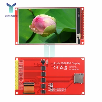 3.97 inç/4 inç TFT Renkli Dokunmatik LCD ekran Modülü 16BİT RGB 65K 800*480 IPS Ekran 5V / 3.3 V Arduino için Mega2560 C51 / SMT32