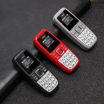 Mını BM200 0.66 Süper Mini Telefon MT6261D gsm dört Bantlı Cep Cep Telefonları Düğme Tuş Takımı ile Çift SIM Çift Bekleme Yaşlılar için