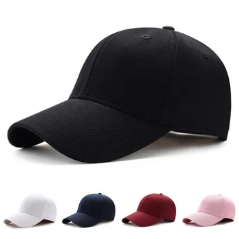 2021 Siyah Kap Düz Renk beyzbol şapkası Snapback Kapaklar Casquette Şapkalar Rahat Gorras Hip Hop baba şapkası Erkekler Kadınlar için Unisex