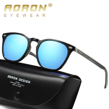 AORON Polarize Güneş Gözlüğü Erkek / Kadın Klasik Moda güneş gözlüğü TR Çerçeve Alüminyum Bacak UV400 Güneş Gözlüğü