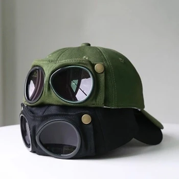 Yeni aviator şapka yaz kişilik gözlük beyzbol şapkası kız güneş gözlüğü şapka rahat moda hip-hop beyzbol şapkası erkek şapka