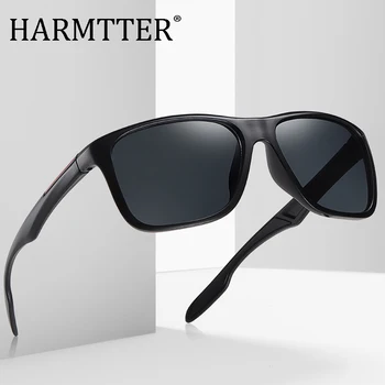 HARMTTER Marka moda tasarım Uçuş Tarzı Güneş Gözlüğü Erkekler Kare Marka Tasarım Retro Vintage Güneş Gözlükleri Óculos Retro erkek