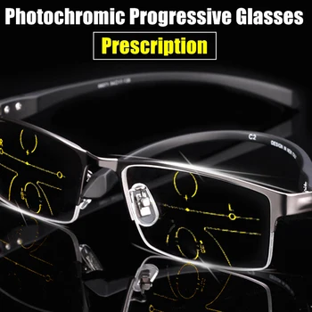 Özel Reçete Gözlük Erkekler İlerici Multifokal okuma gözlüğü astigmatizma TR90 özelleştirilmiş gözlük