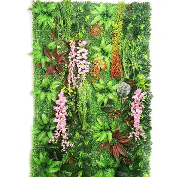 Yapay çim bitki Düğün Dekorasyon DIY Duvar Çim Kapısı Dekor Açık Paneli