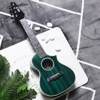 Ahşap Ukulele Akustik Klasik Taşınabilir Yetişkin Çocuk Uygulama Küçük Gitar Konser Guitarra Yaylı Çalgılar DG50JT