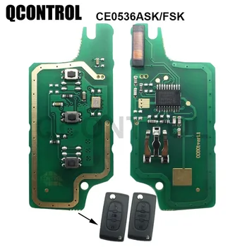 QCONTROL 3 Düğmeler Uzaktan KeyCircuit Kurulu 433 MHz CİTROEN Berlingo için Fit C1 C2 C3 C4 C5 Picasso Araç Oto (SORMAK CE0536/FSK)