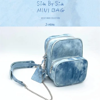 Kpop Bangtans Erkek Çantası Jhope Okul Crossbody Merch J HOPE sanatçı çantası Yan Yana Mini Çanta Messenger omuzdan askili çanta ORDU Hediye İçin