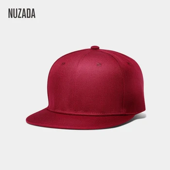 Marka NUZADA Polyester Pamuk Erkekler Kadınlar Nötr Çift hip hop şapka İlkbahar Yaz Sonbahar Basit Klasik 7 Renk Kapaklar