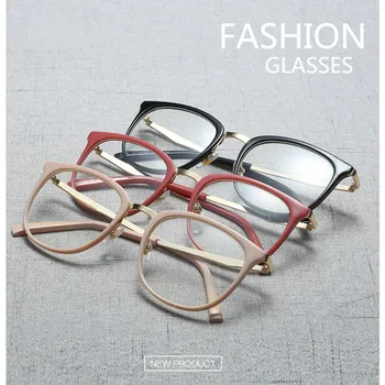 Vintage Yuvarlak Retro Erkekler Kadınlar okuma gözlüğü 2020 Ultra hafif Anti mavi ışık engelleme Presbiyopi Gözlük GlassesOkulos