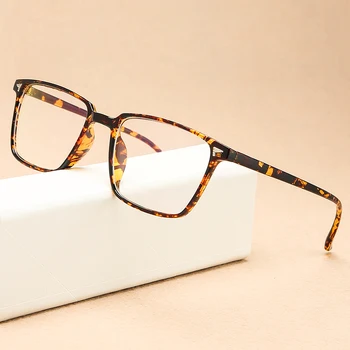 Higodoy Plastik Kare Erkek Gözlük Klasik Küçük Gözlük Çerçeve Kadınlar Şeffaf Lens Optik Gözlük Gözlük