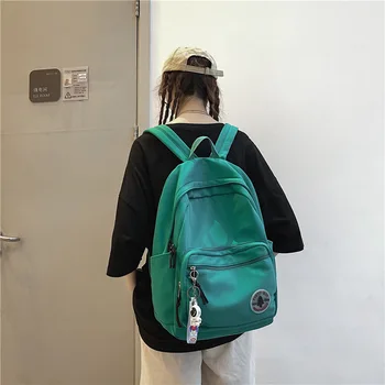 Japon Harajuku Sırt Çantası Fermuar okul çantası Ortaokul Kız Öğrenciler İçin Su geçirmez Aşınmaya Dayanıklı 20-35L Sırt Çantası
