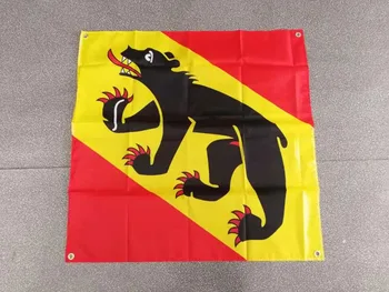 asılı 90*90cm siyah ayı İsviçre isviçre Bern bayrağı Dekorasyon İçin